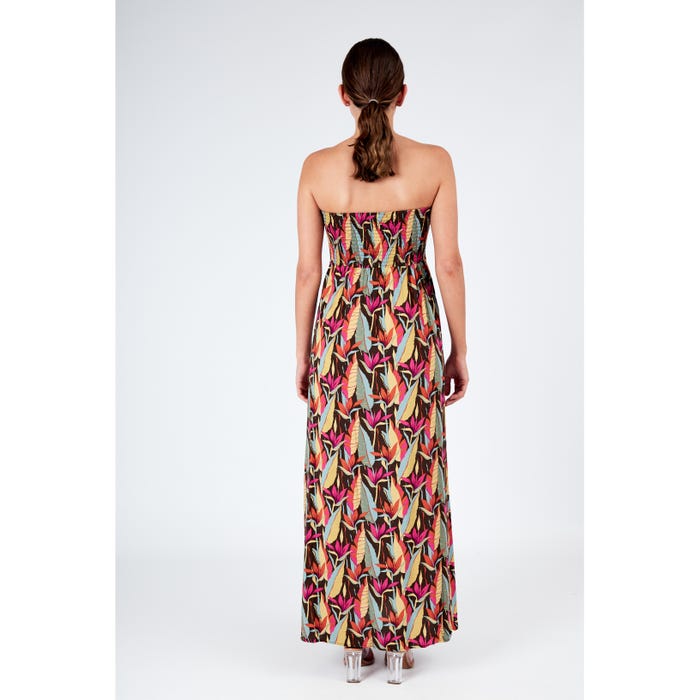 Veritas-Strandjurk smock bloemen