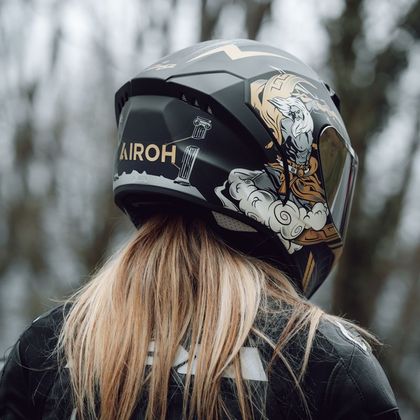 Casque Airoh CONNOR - ZEUS - Noir / Jaune