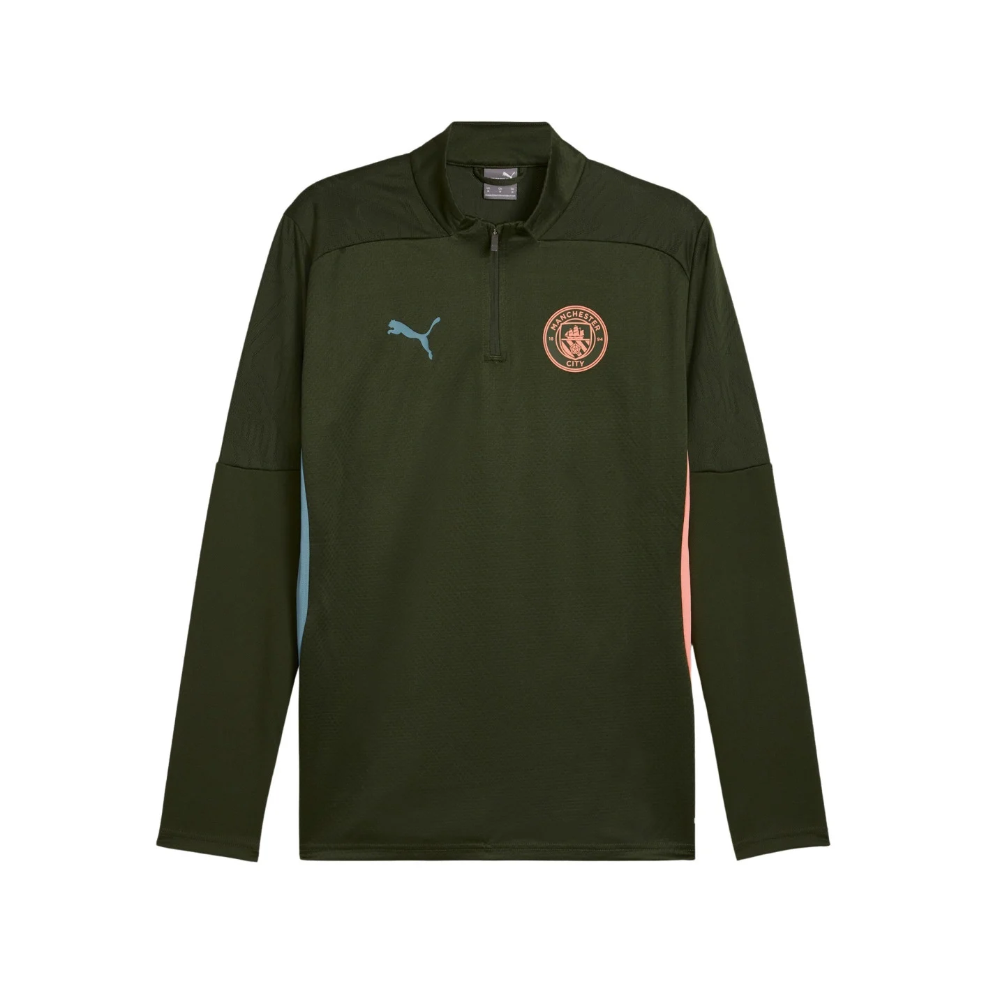 Manchester City 1/4-Zip Trainingstop Senior 2024/2025 Groen