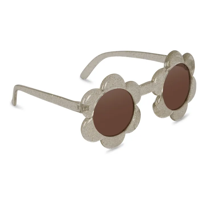 Konges Sløjd Lunettes de Soleil Junior Fleurs | Ecru