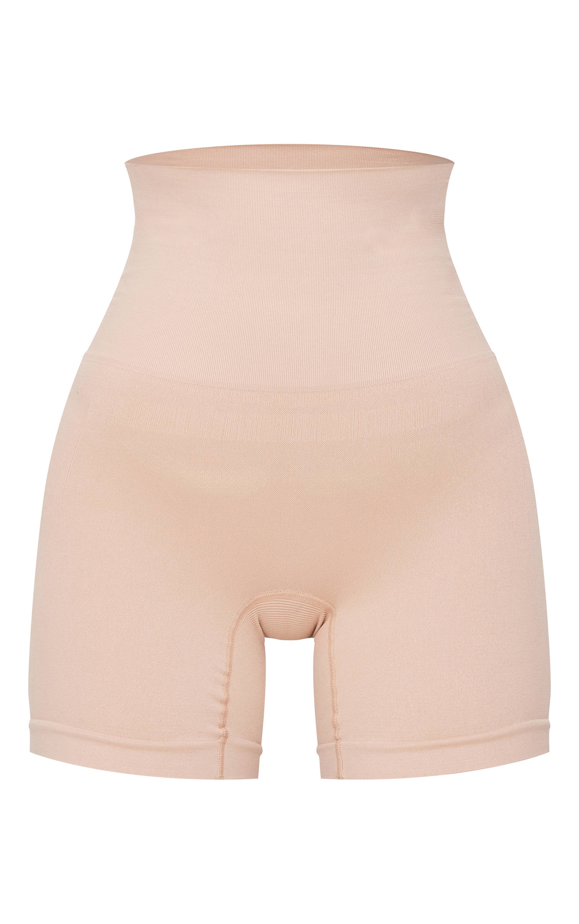 Nude Short Gainant Taille Haute À Effet Sculptant