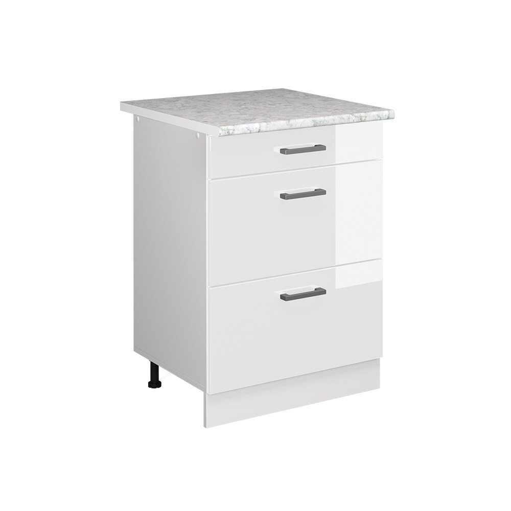 Vicco Schubladenunterschrank Küchenschrank Küchenzeile R-Line 40 cm Weiß Schublade
