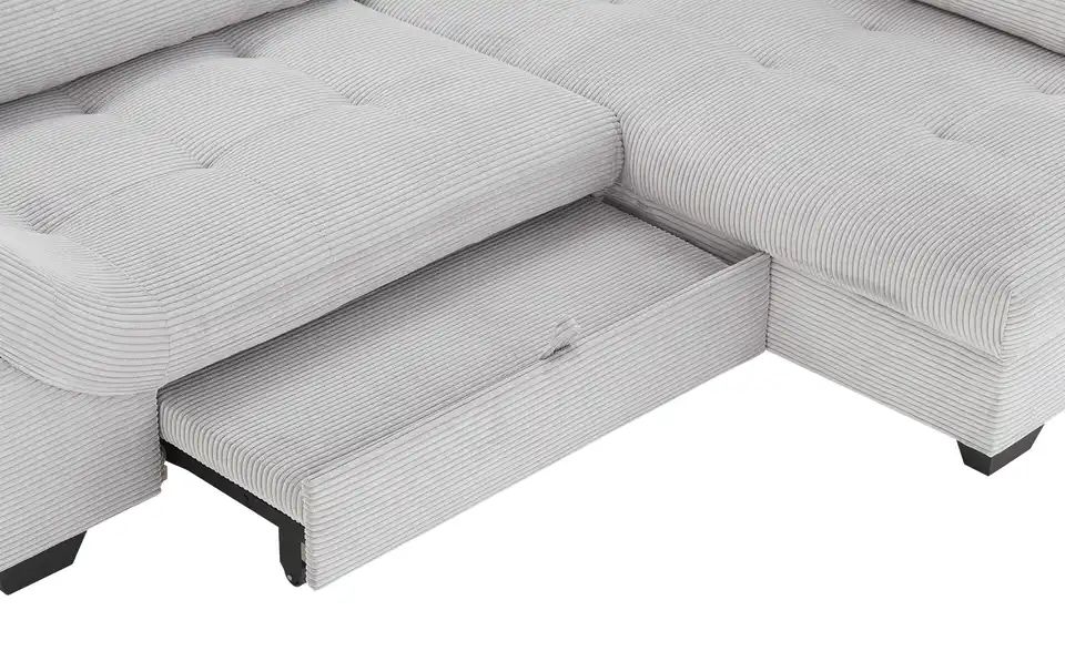 Ecksofa Krissy Hellgrau rechts