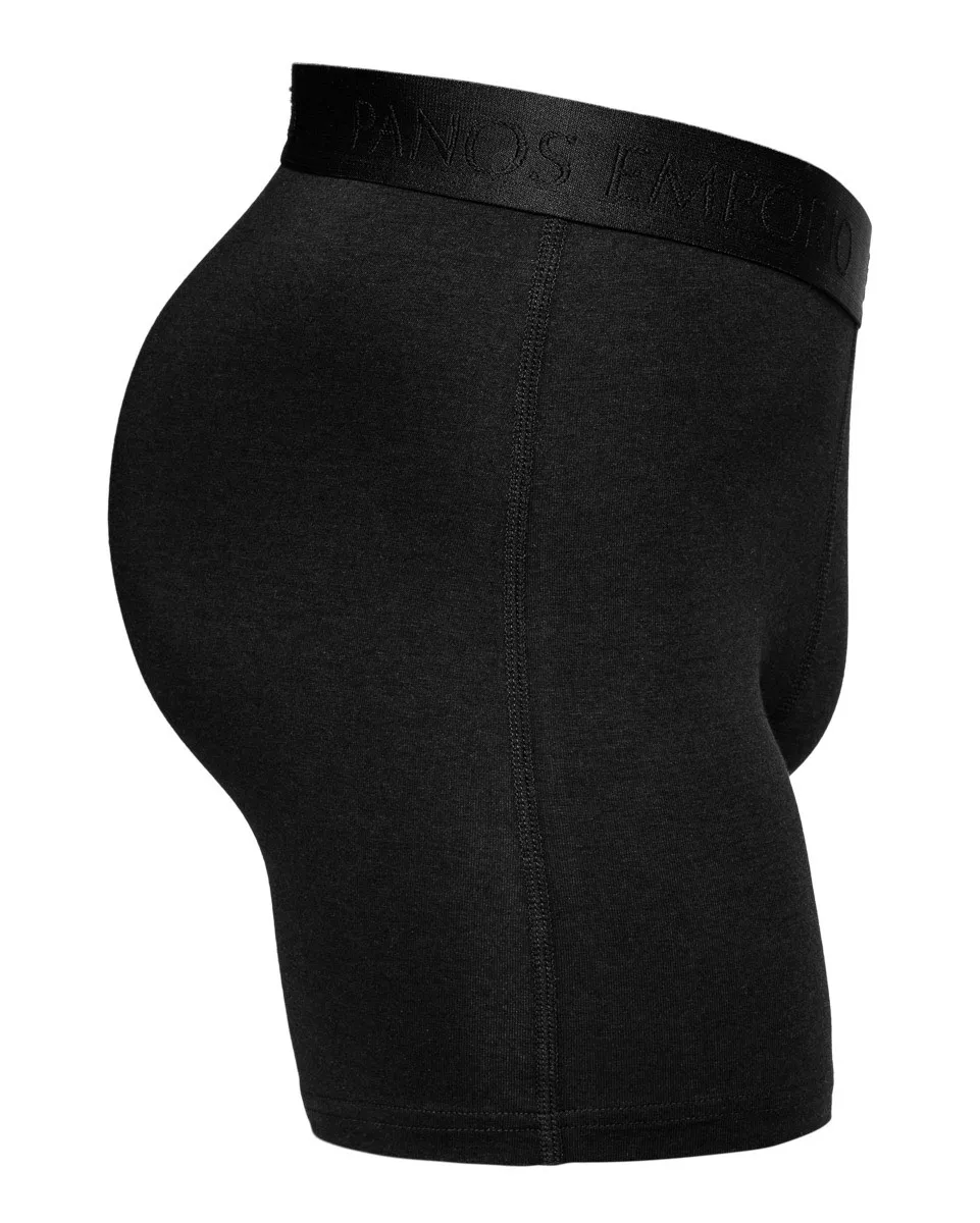 Panos Emporio PE 3PK BASE BAMBOO BOXER BLACK