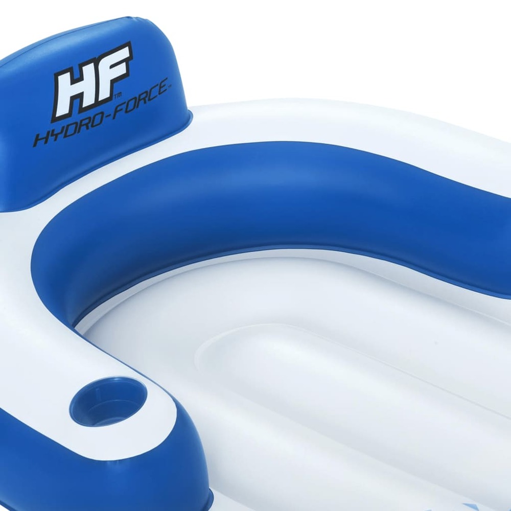 Chaise longue flottante hydro force 183x97 cm bleu