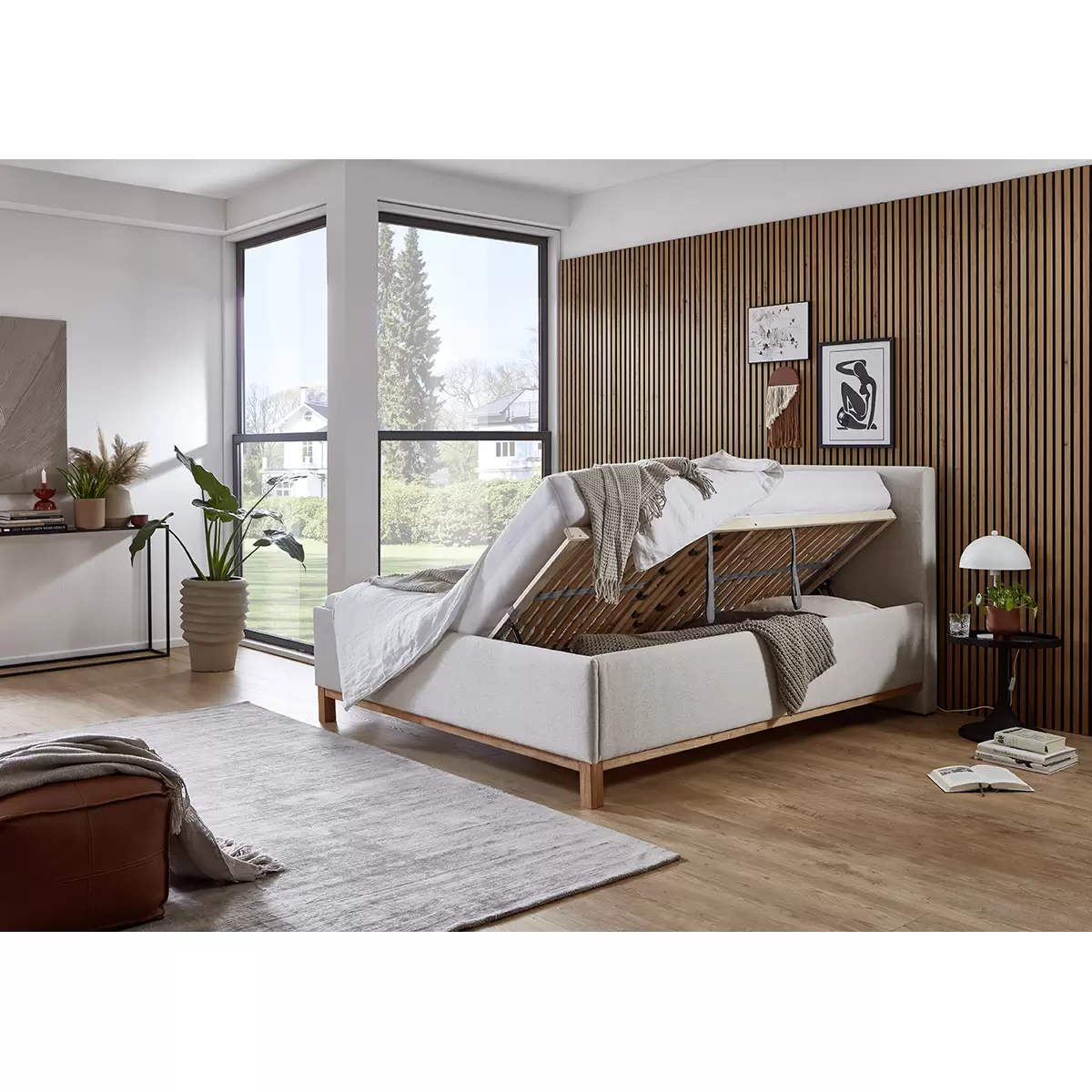 Polsterbett Catania II 180x200 Beige