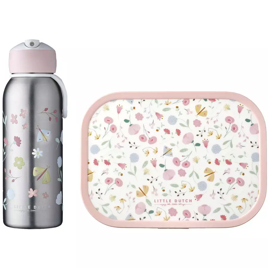 Mepal Brotdose + Thermoflasche Campus 2er Set hellrosa