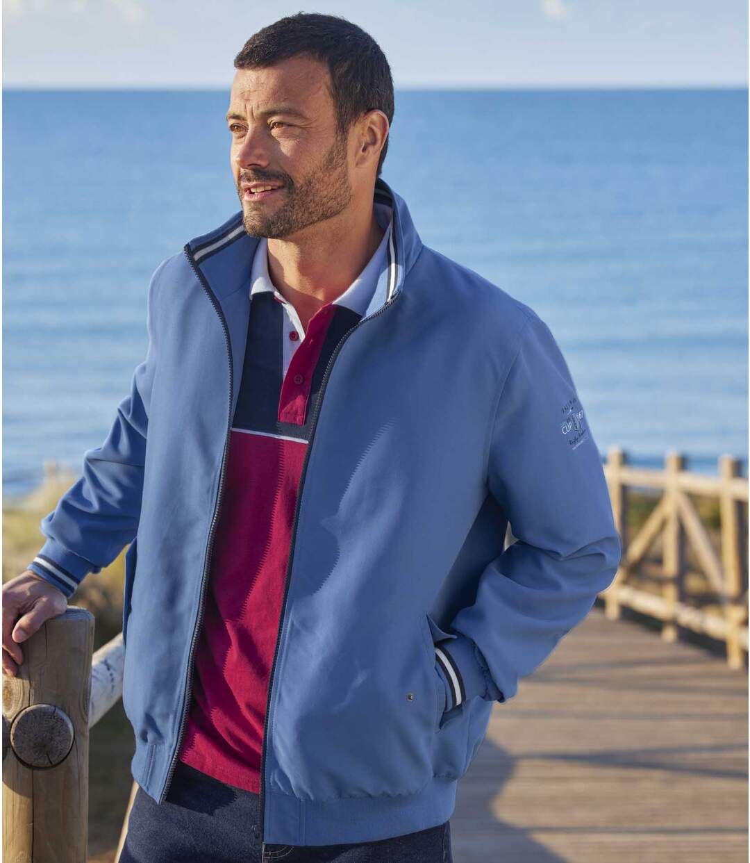 Blouson Microfibre Zippé