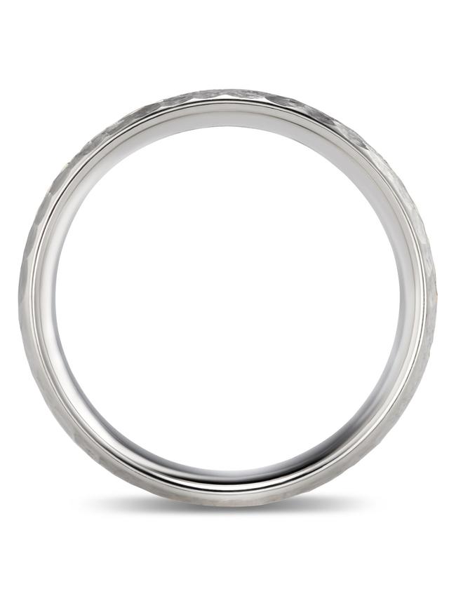 Band-Ring, Brillanten, Platin 600 und Gold 585, bicolor