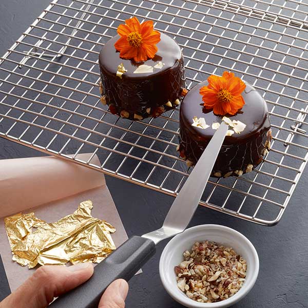 Set de 3 mini spatules inox Mathon