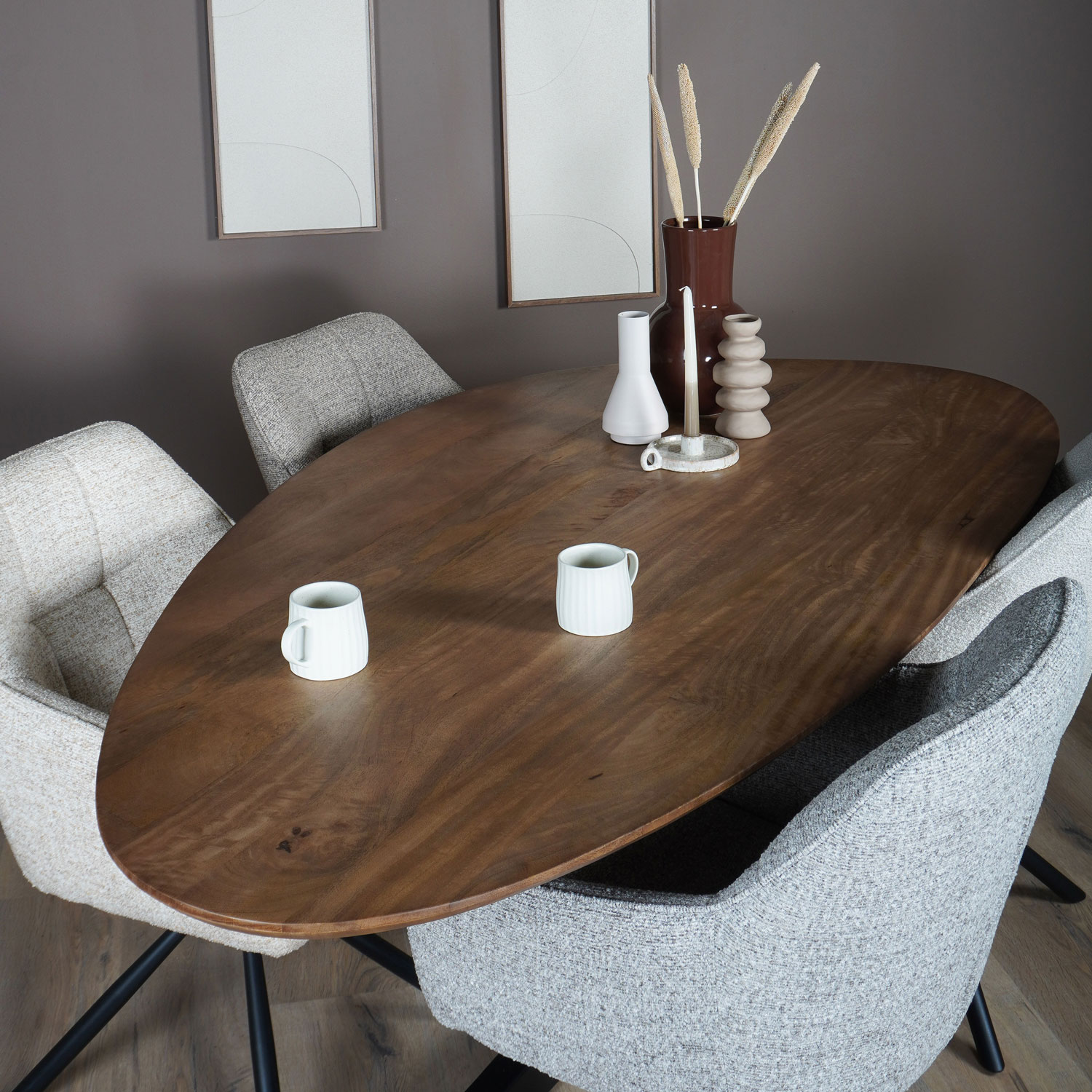 Eettafel Ray mangohout 240x100 cm