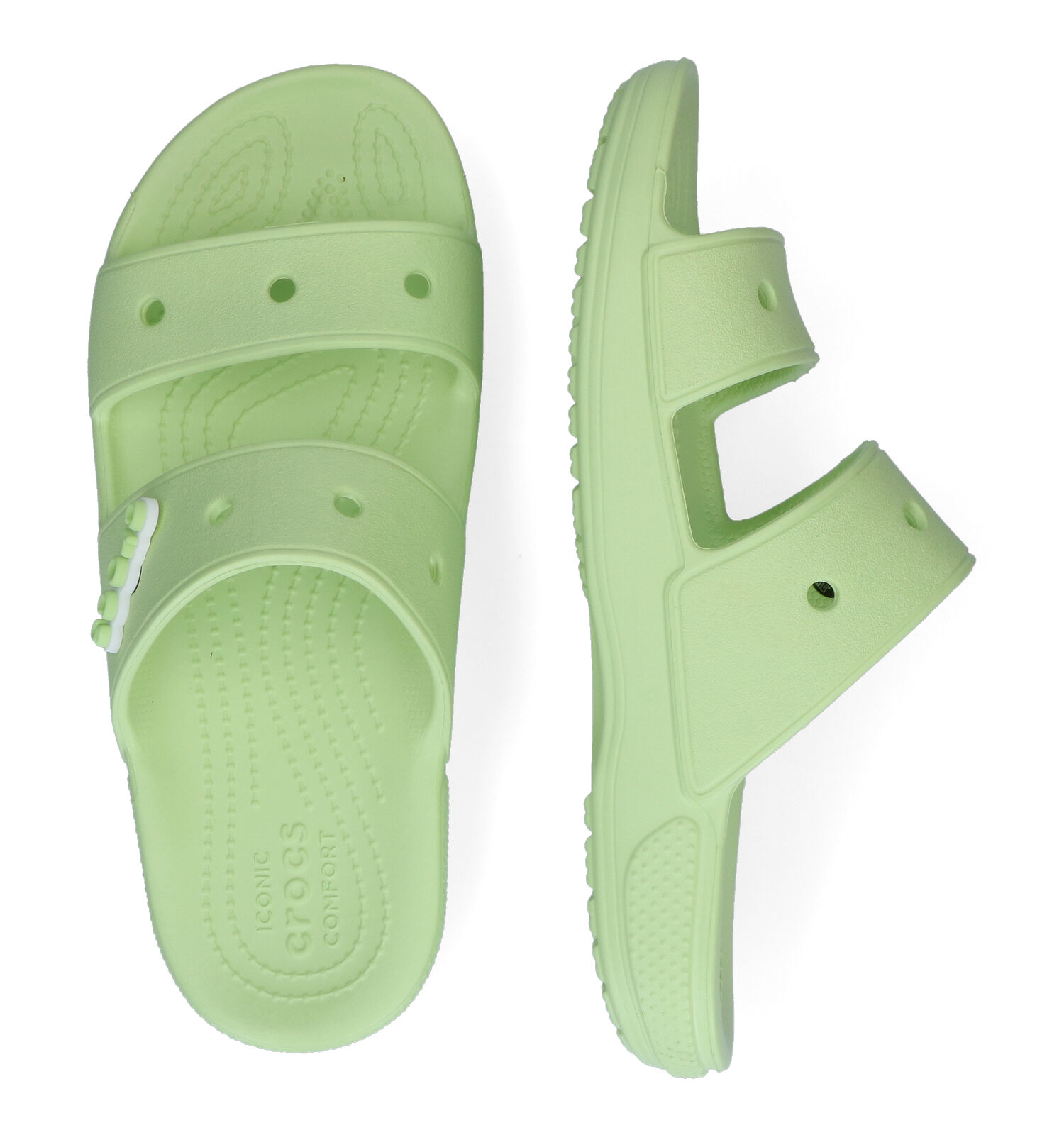Badslippers groen