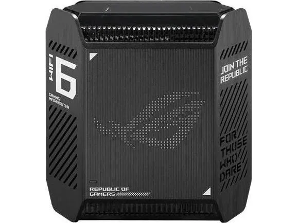 ASUS ROG Rapture GT6 - Wi-Fi-system - (router) - op til 270 kvm - mesh 1GbE, 2.5GbE - Wi-Fi 6 - Dual Band