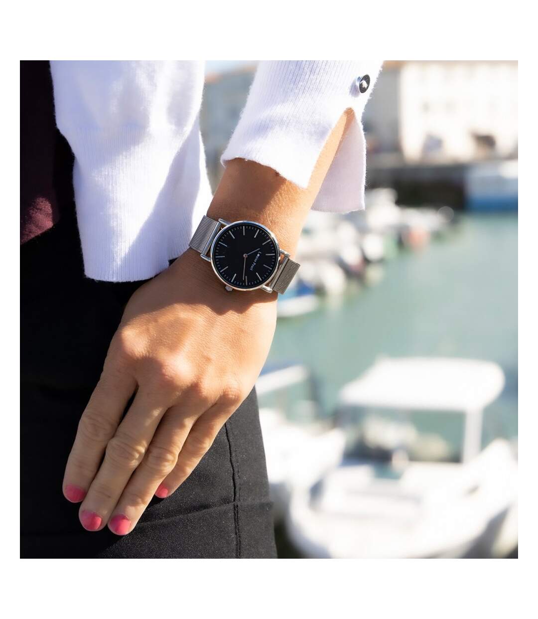 Montre Femme ornée Cristal Swarovski® Louise Pearl