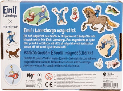 Emil Fra Lønneberget Magnetsett 19 Deler