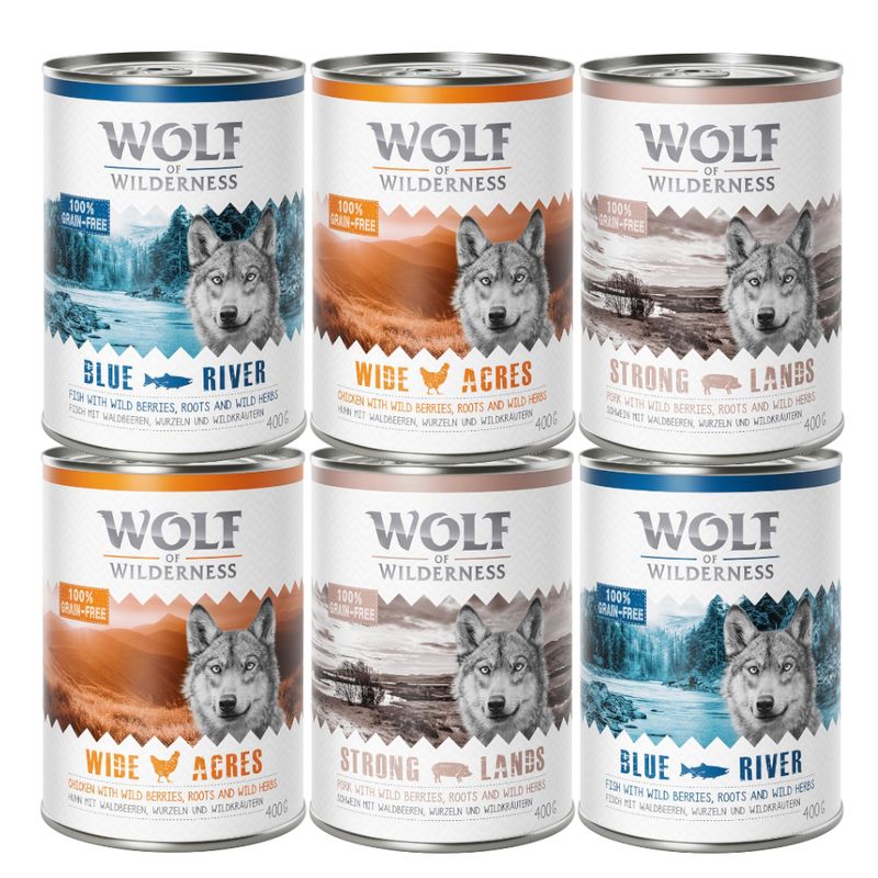 Wolf of Wilderness - Single Protein 6 x 400 g