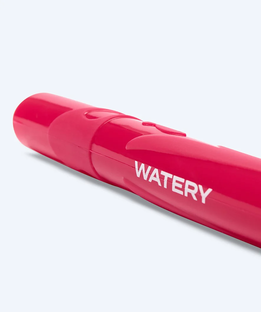 Watery snorkel til voksne (fra 12 år) - Cliff - Rød