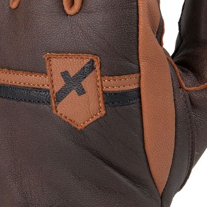 Gants DXR STRIPE - Marron / Marron