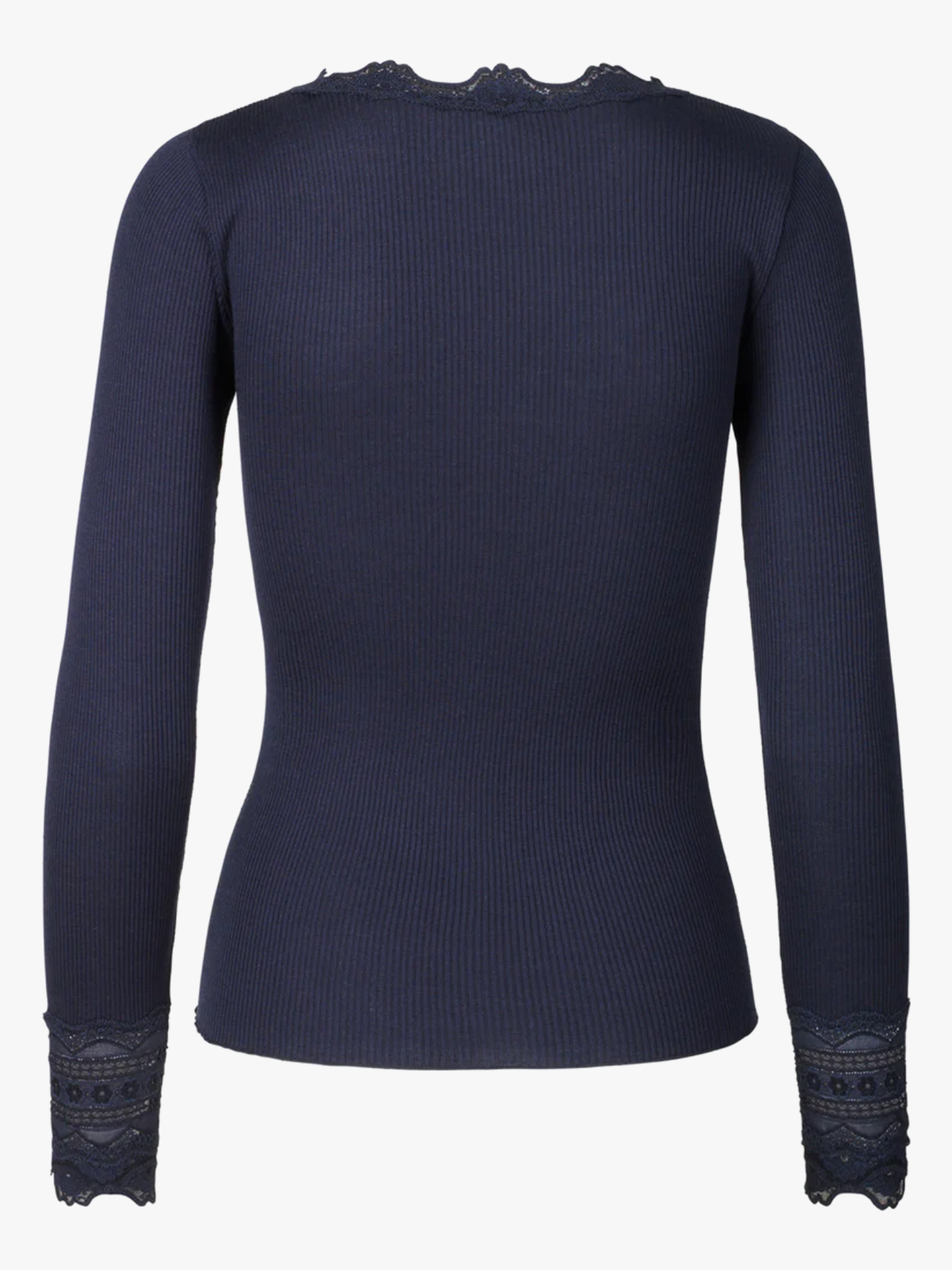 Benita Silk T-Shirt W/ Lace