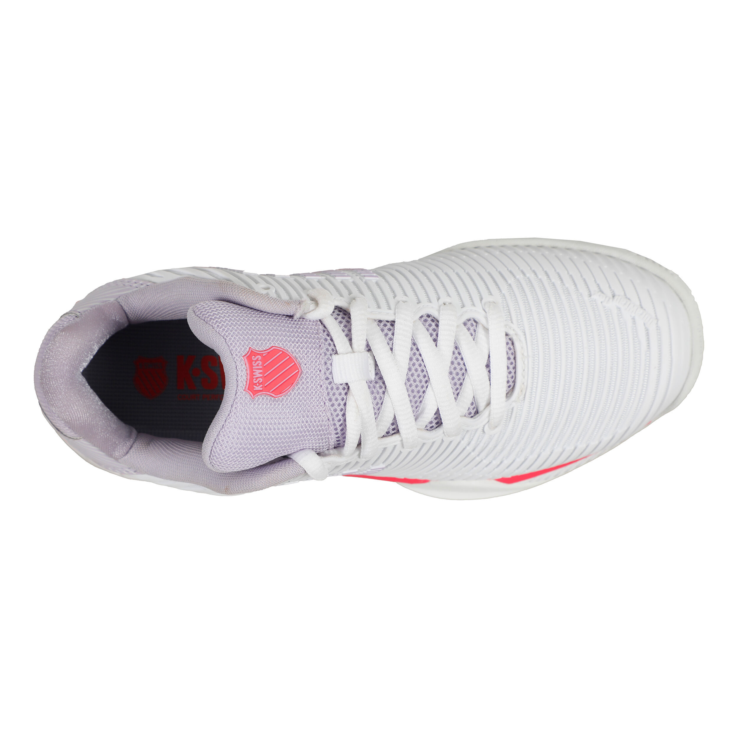 K-Swiss Hypercourt Express 2 Chaussures Toutes Surfaces Femmes - Blanc , Lilas
