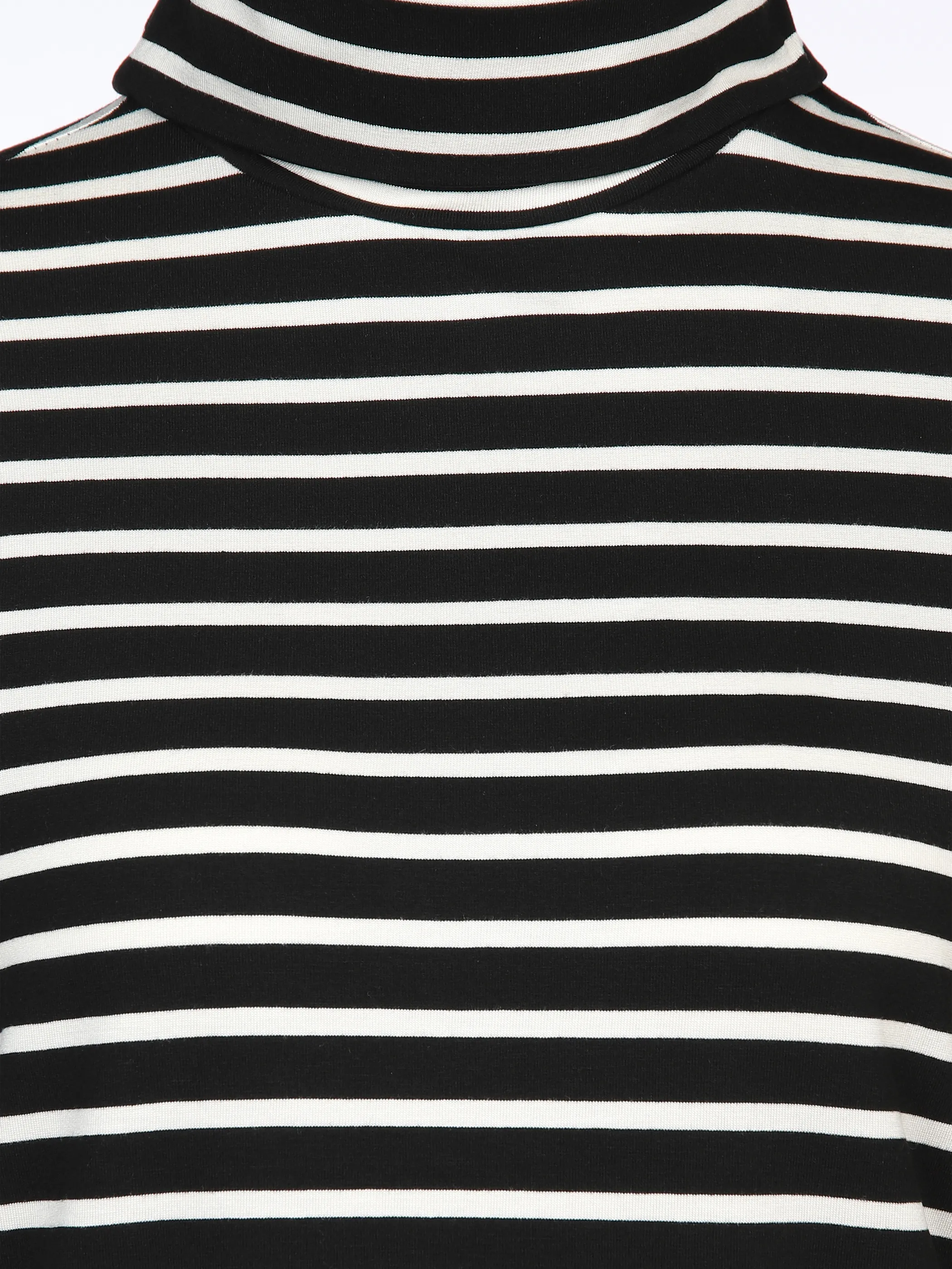 Damen Rollkragenshirt mit Streifen