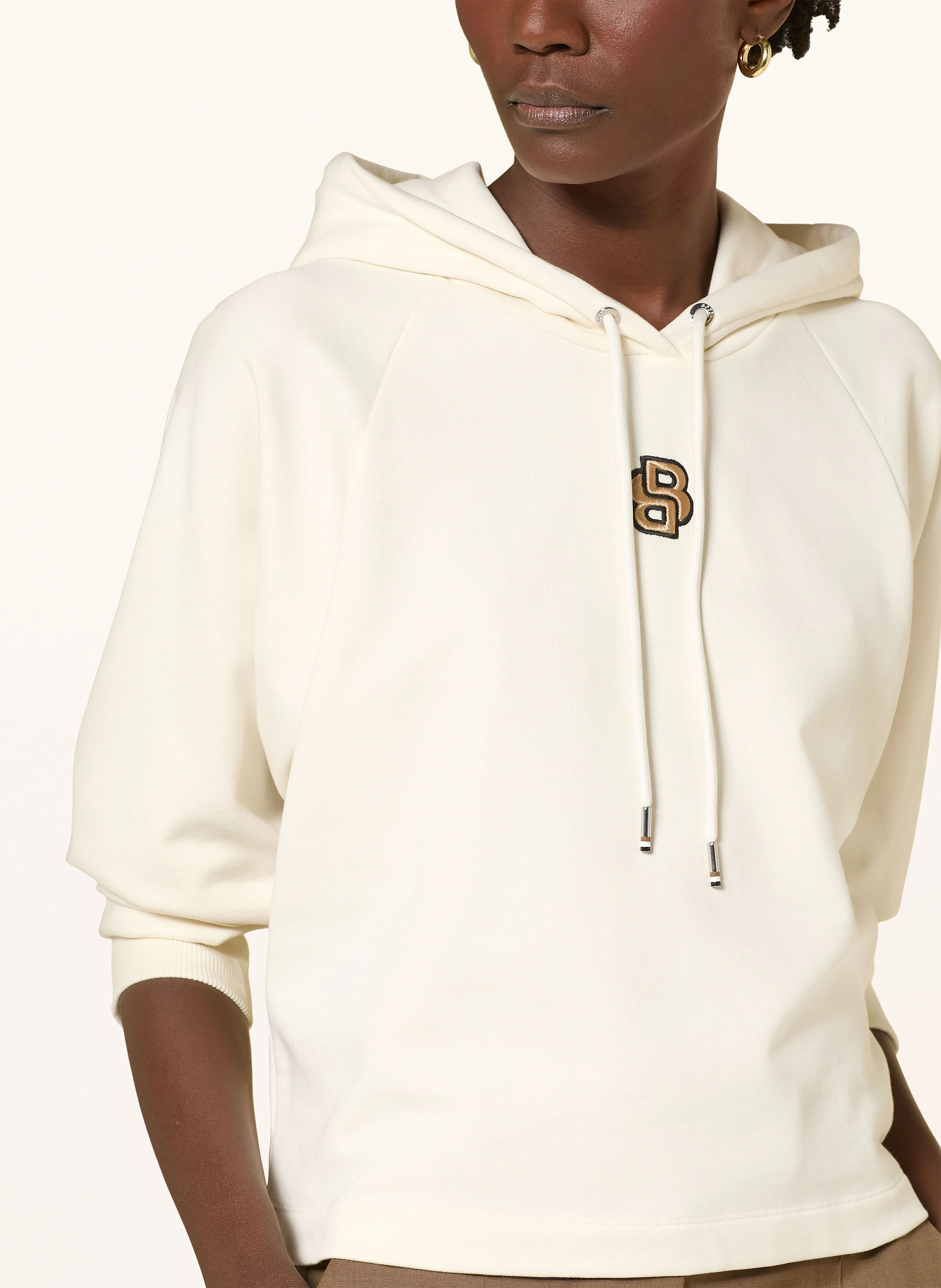 BOSS Cropped-Hoodie EMAES