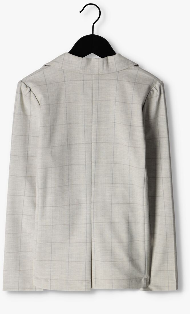 NOBELL lichtgrijze nobell blazer belia checkered blazer
