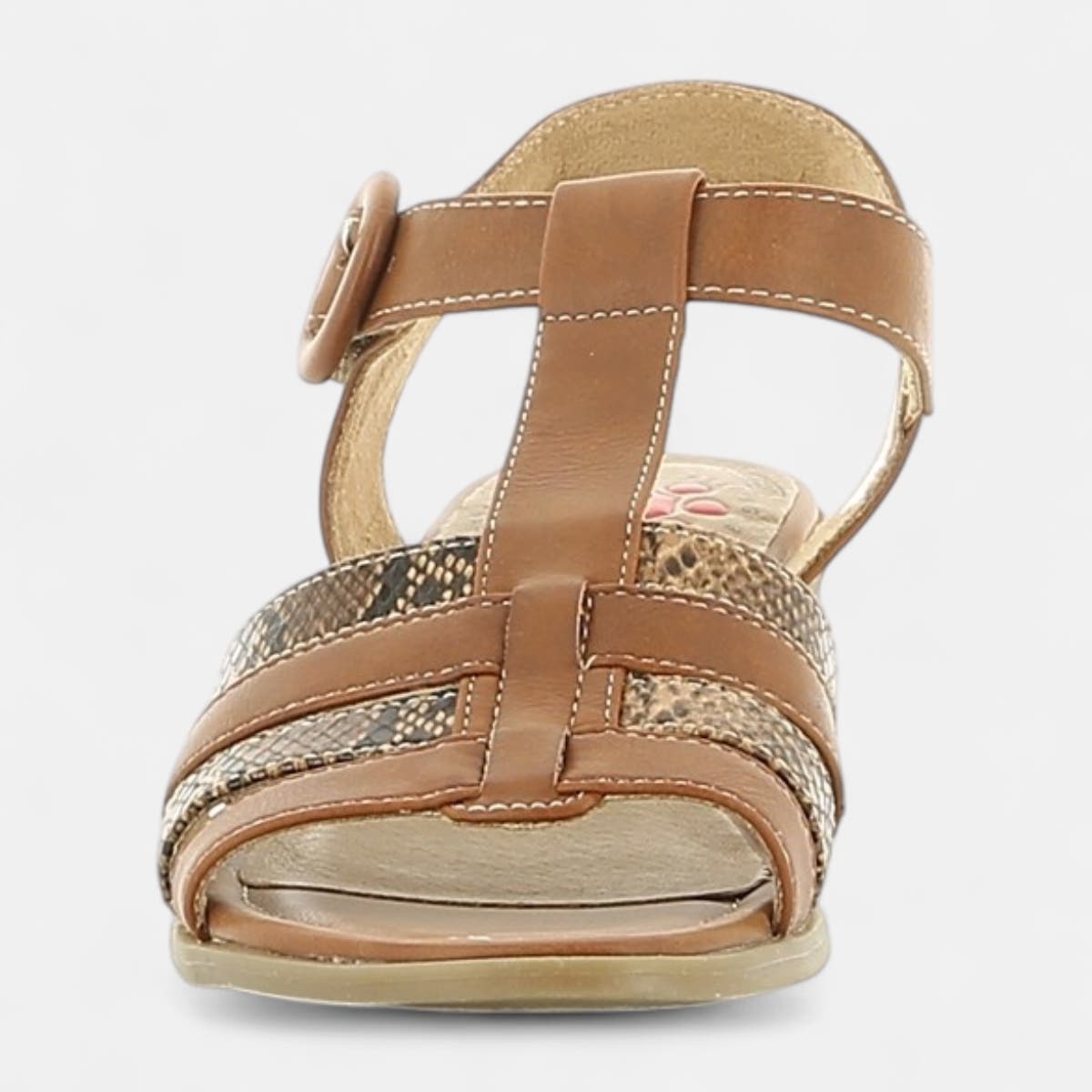 Nu-pieds Femme cognac