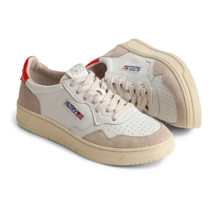 Autry Baskets Medalist Low Cuir/Suède | Orange