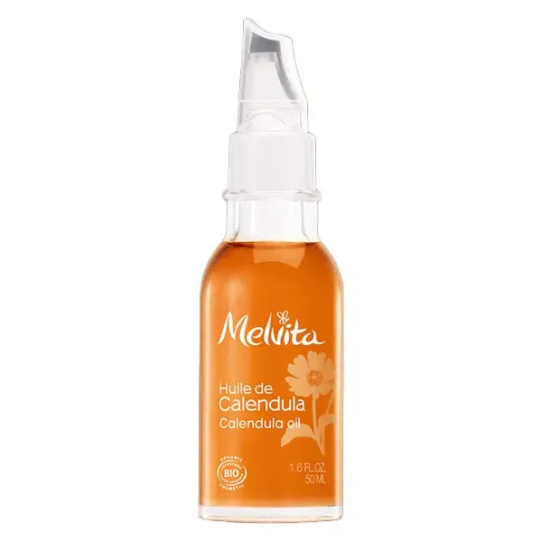 Óleo de beleza de calêndula orgânica Melvita 50ml