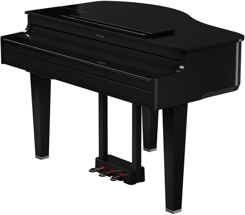 Roland GP-6 - Digitale Vleugelpiano - Zwart Hoogglans