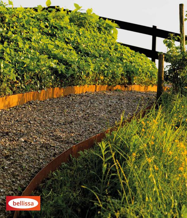 bellissa Rasenkante Corten, ca. B118/H20 cm