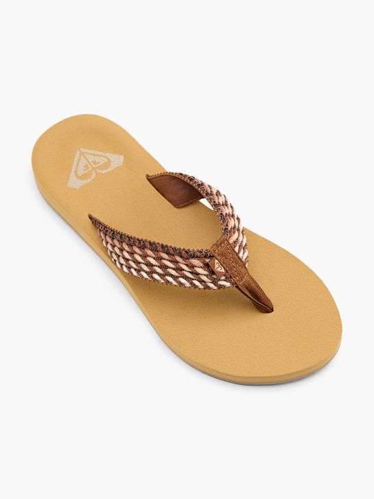 ROXY Pantoletten-Zehentrenner beige