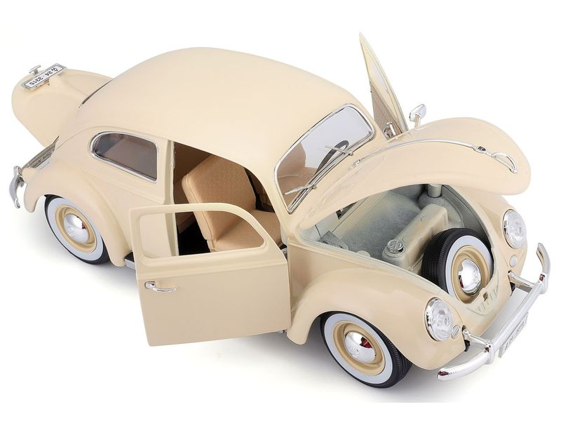 BBurago Volkswagen Käfer 1955 Beige 1:18 Sammlermodell im Massstab 1:18
