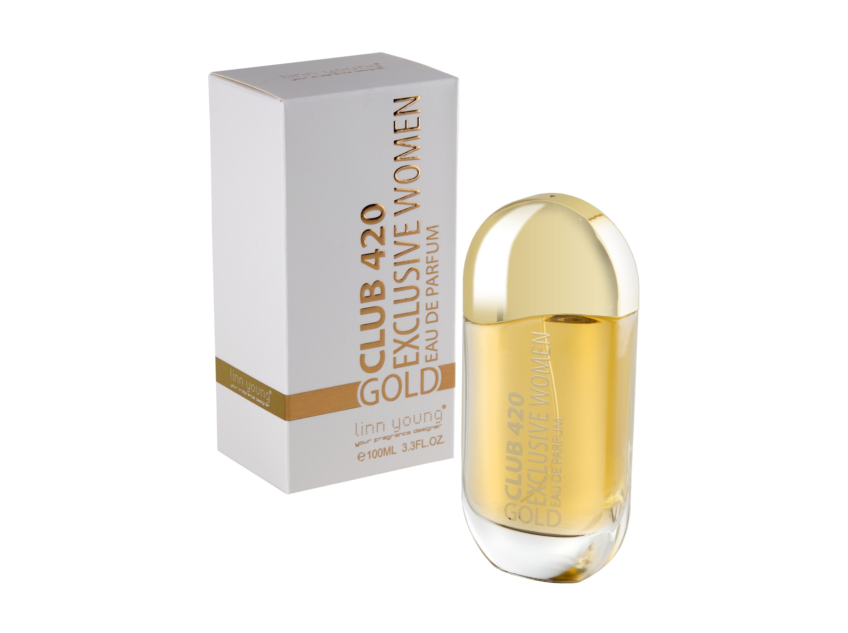 EAU DE PARFUM LINN YOUNG CLUB 420 GOLD 100 ML