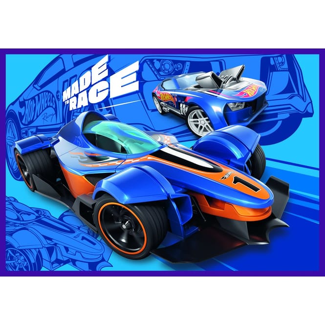 Puzzle - Hot Wheels - 4 x 250 Teile