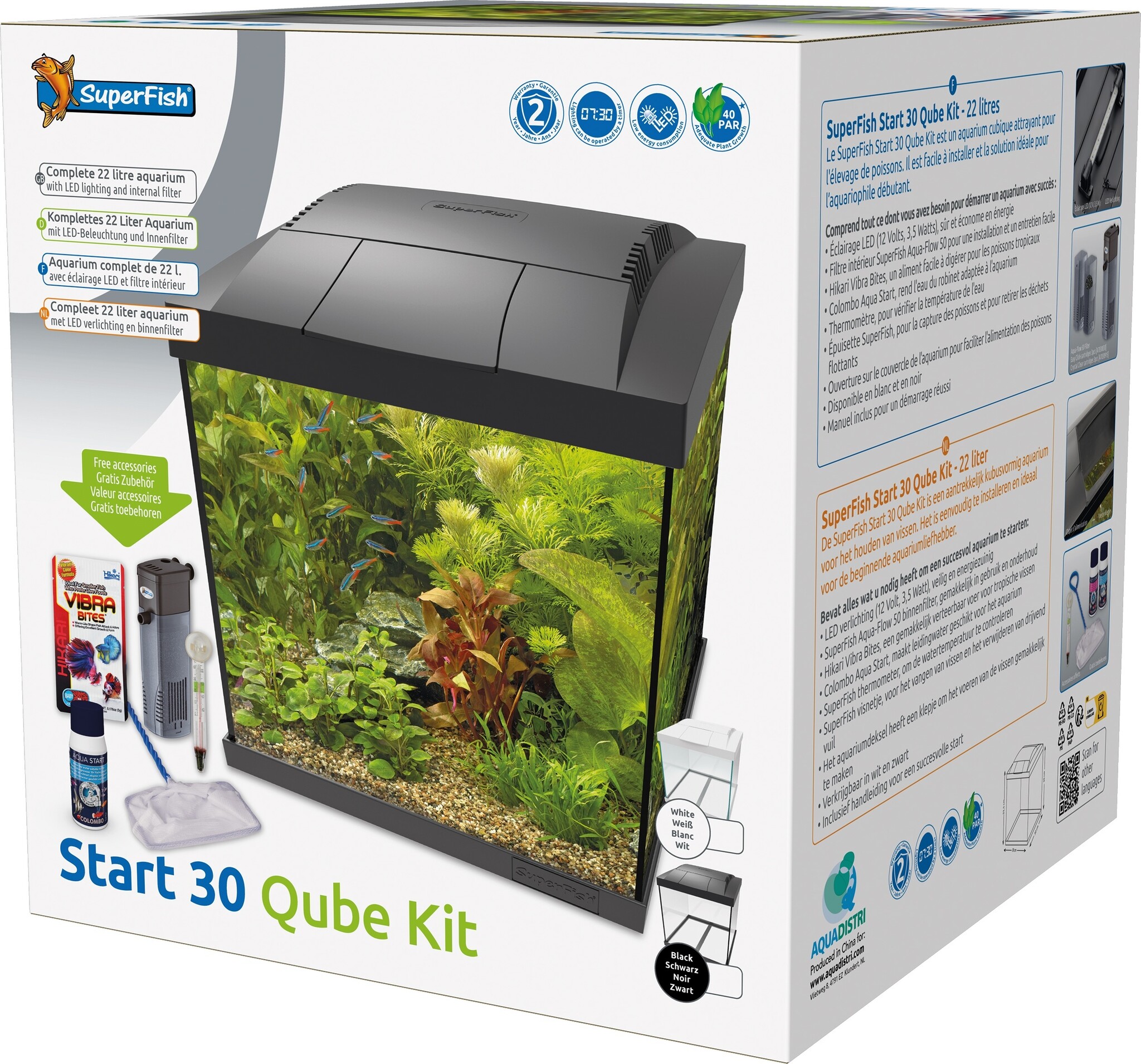 Start 30 Qube Kit Zwart