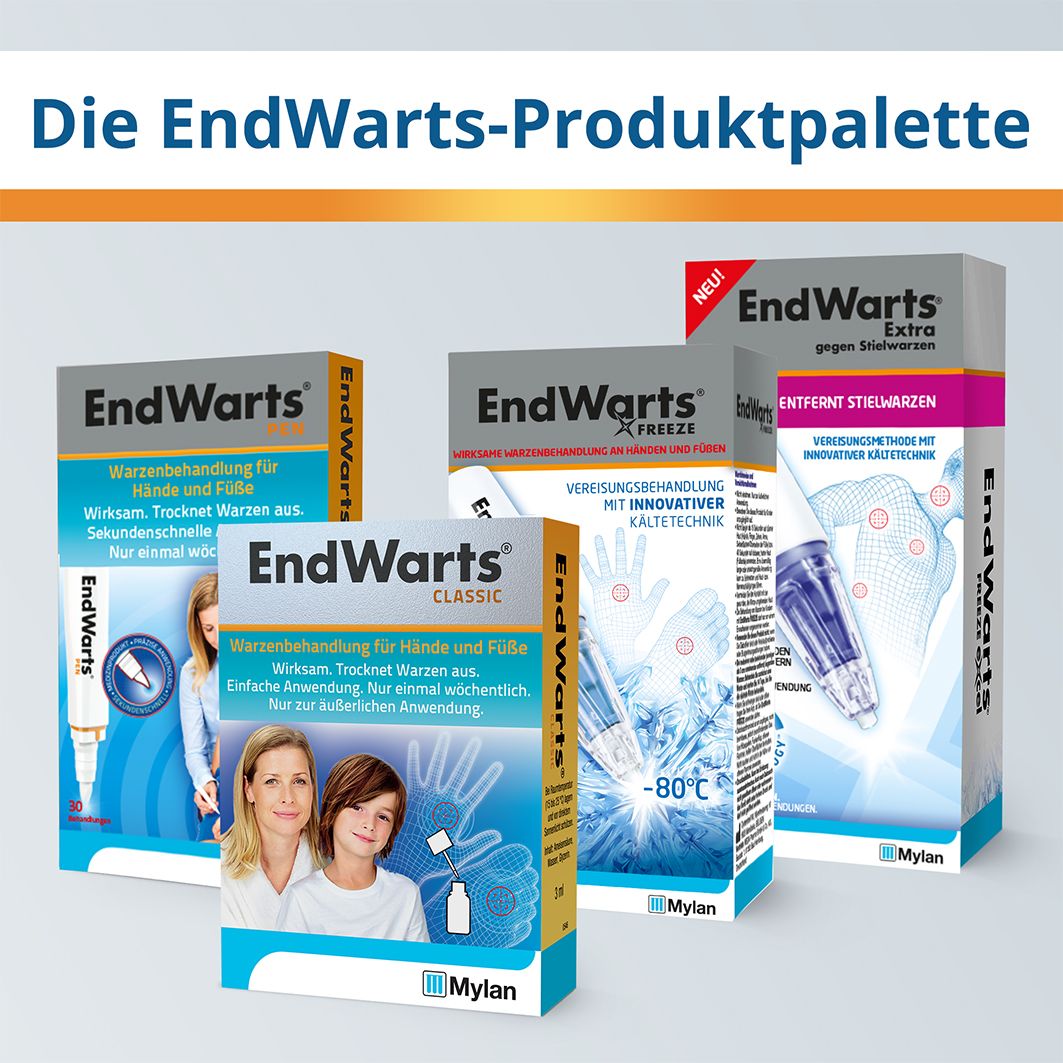 EndWarts FREEZE: Vereisungsmittel zur Entfernung von Warzen an Händen, Armen & Füßen