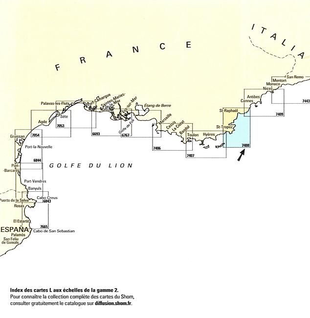 EPSHOM - 7408L CAVALAIRE SUR MER A LA RADE D AGAY