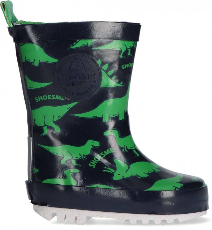 Shoesme regenlaarzen met print Groen Rubber Dierenprint 22