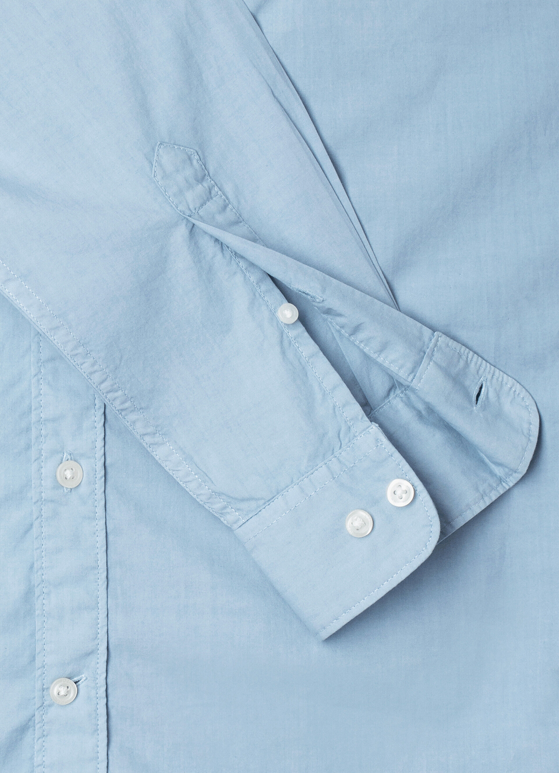 Camisa PEYTON FIT SLIM POPLIN - azul claro