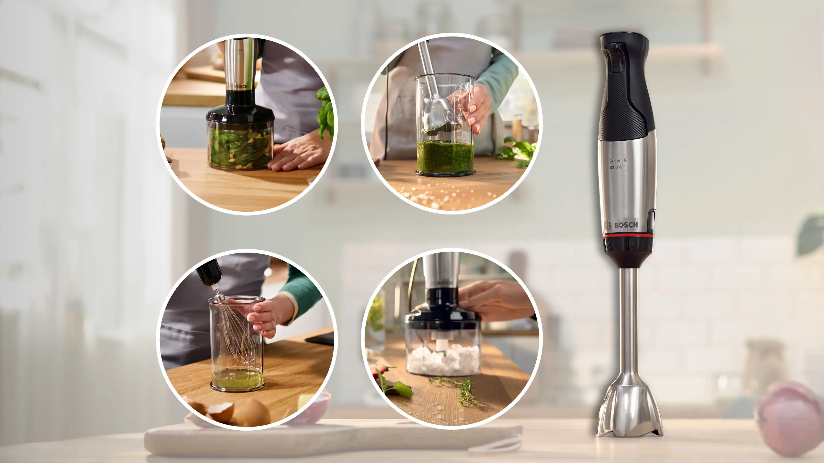 Serie 6 Staafmixer ErgoMaster 1000 W Roestvrij staal