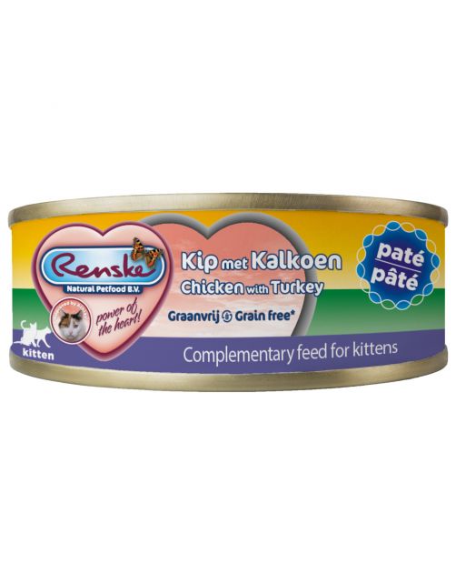 Renske Vers Paté Kitten 70 g - Kattenvoer