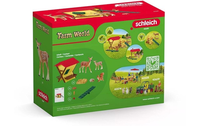 Schleich® Spielwelt »Farm World Fütterung der Waldtiere«