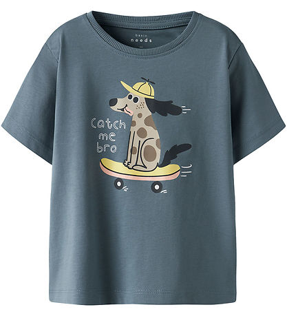 Name It T-Shirt - NmmVictor - 2er-Pack - Blue Mirage/Bright Whit