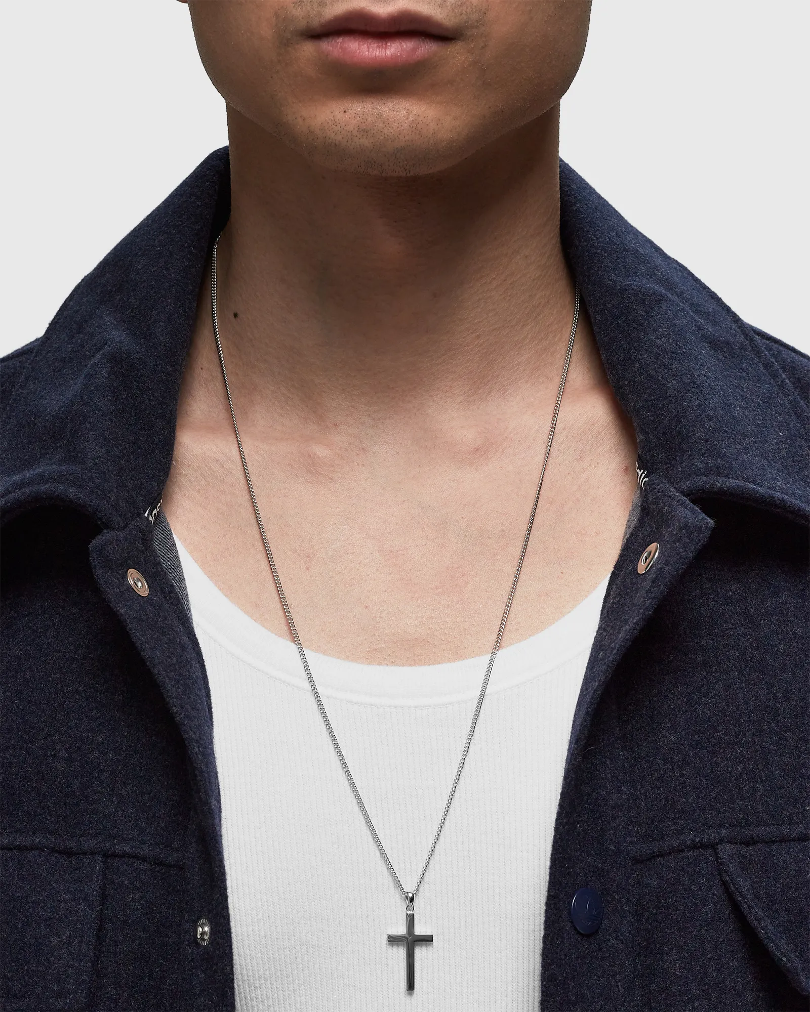 Serge DeNimes Silver Cross Necklace