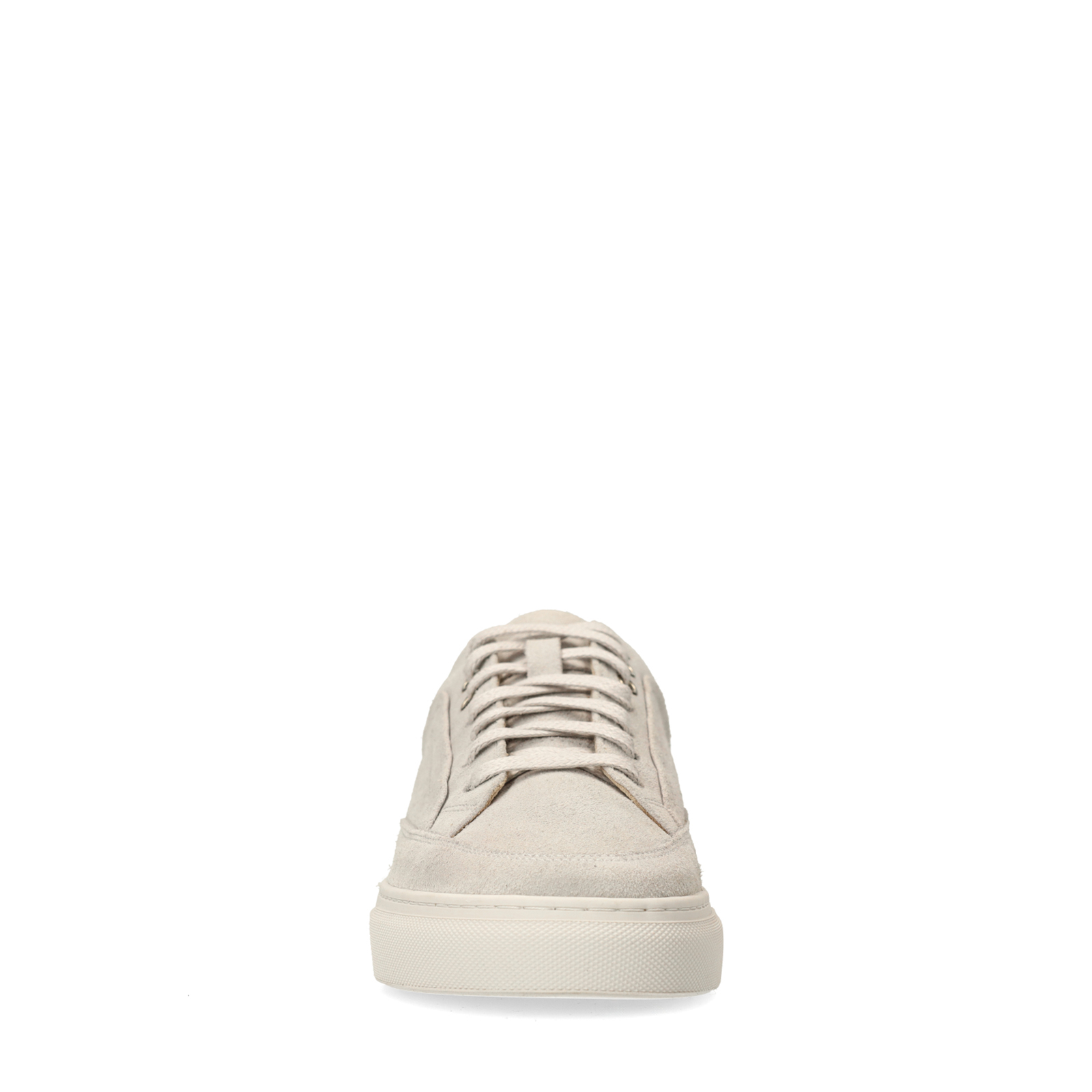 Off white suède sneakers