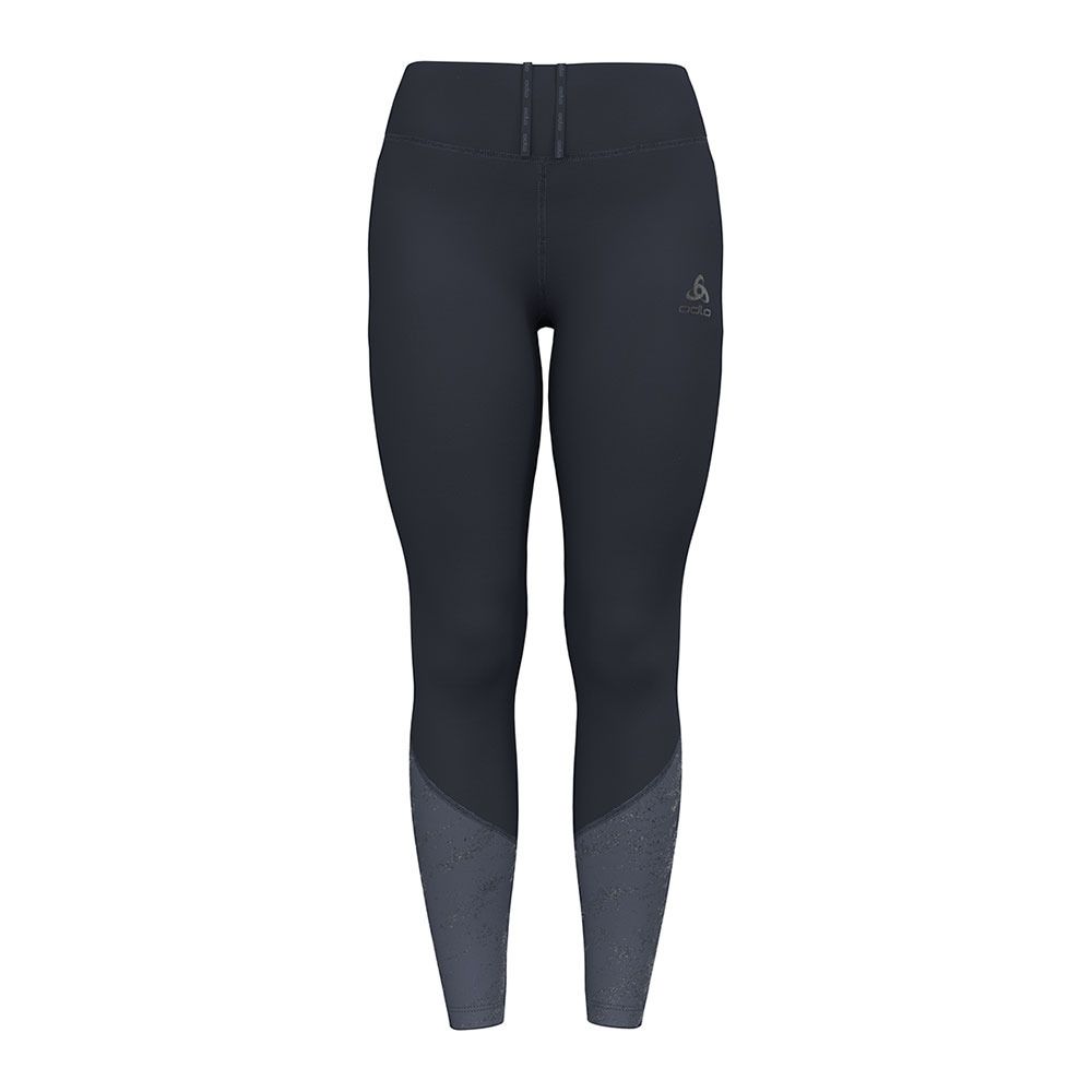 Odlo ESSENTIAL PRINT - Collant Femme india ink/folkstone gray