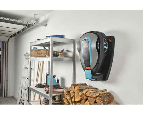 GARDENA wandhouder voor SILENO robotmaaiers, montage met of zonder laadstation