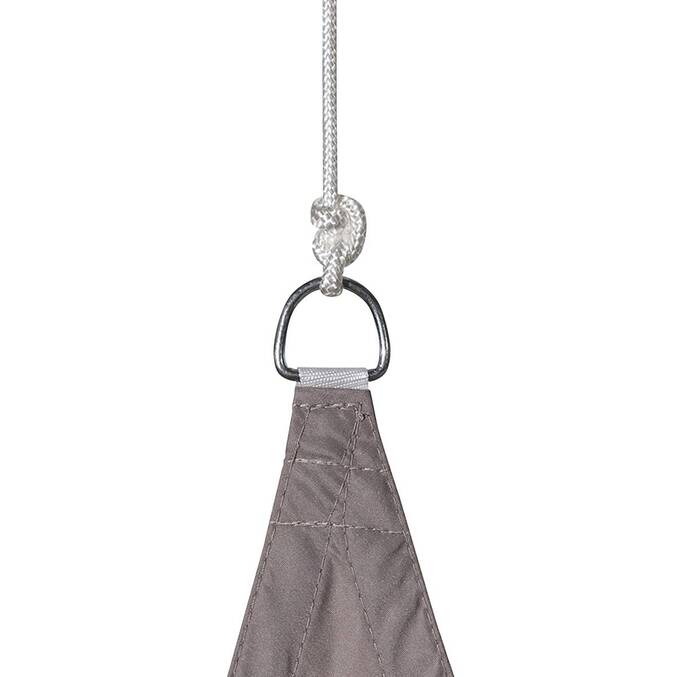 Voile d'ombrage triangulaire CURACAO Taupe